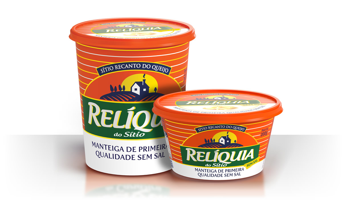 Unsalted Butter Relíquia do Sítio 500g Box of 6 units