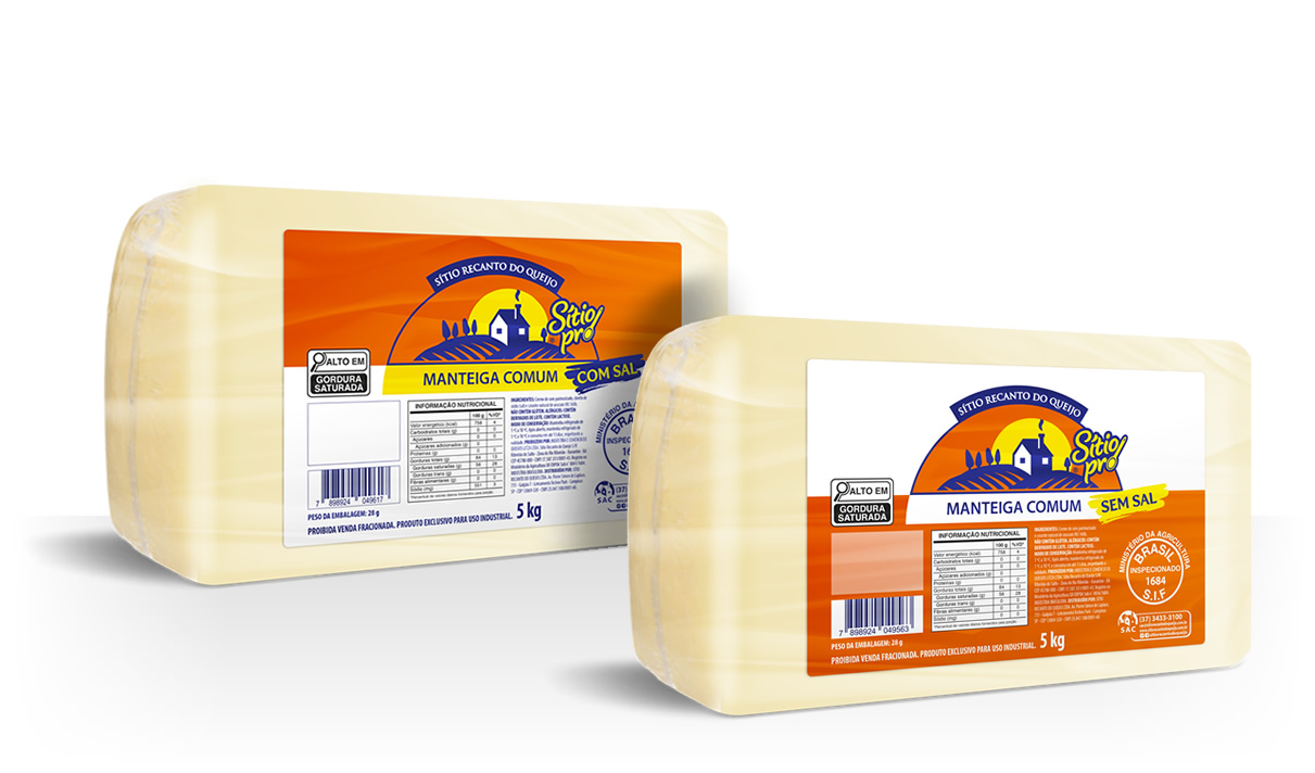 Unsalted Butter Sítio Pro 5kg