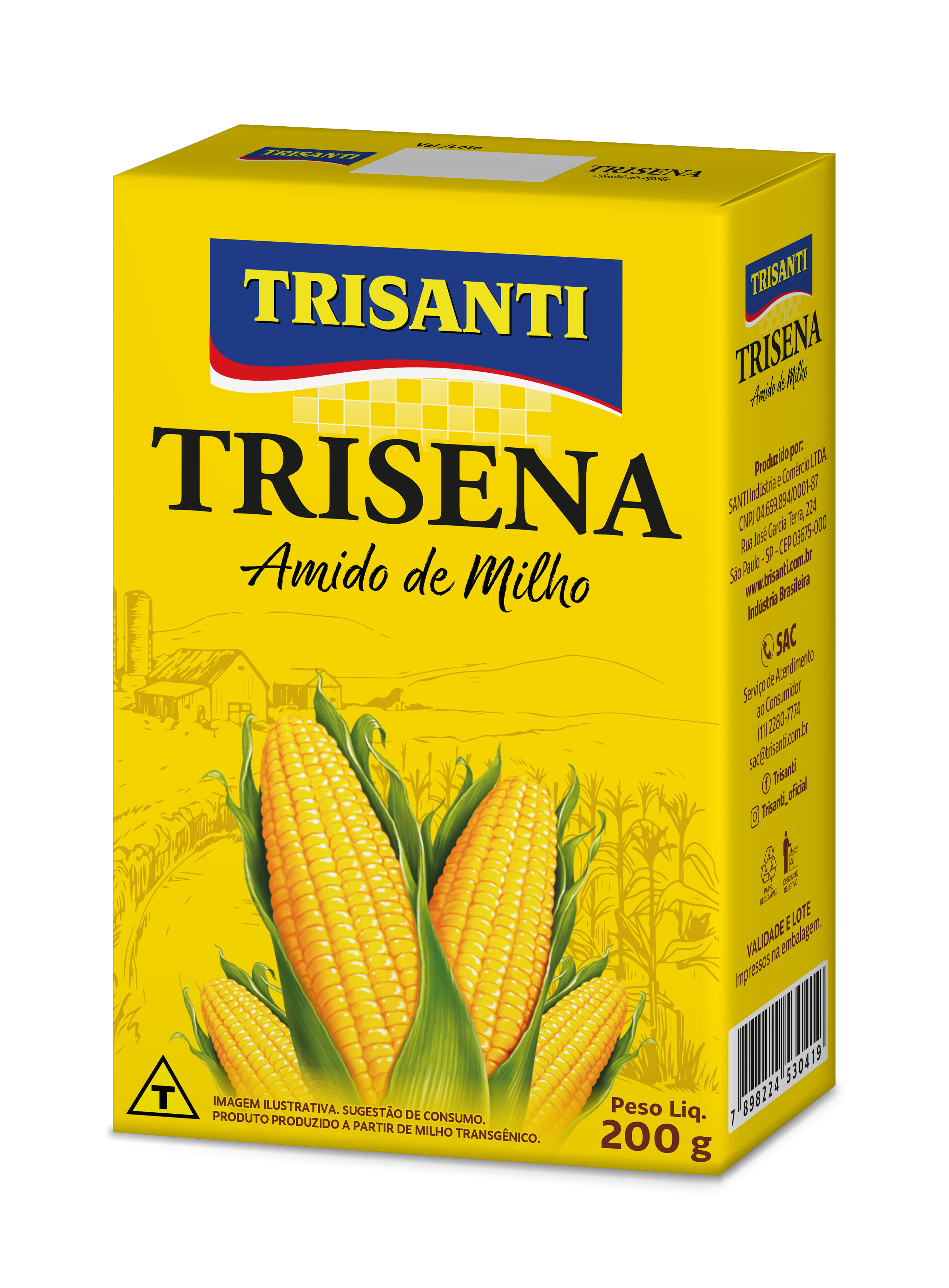 ALMIDÓN DE MAÍZ TRISANTI 200G