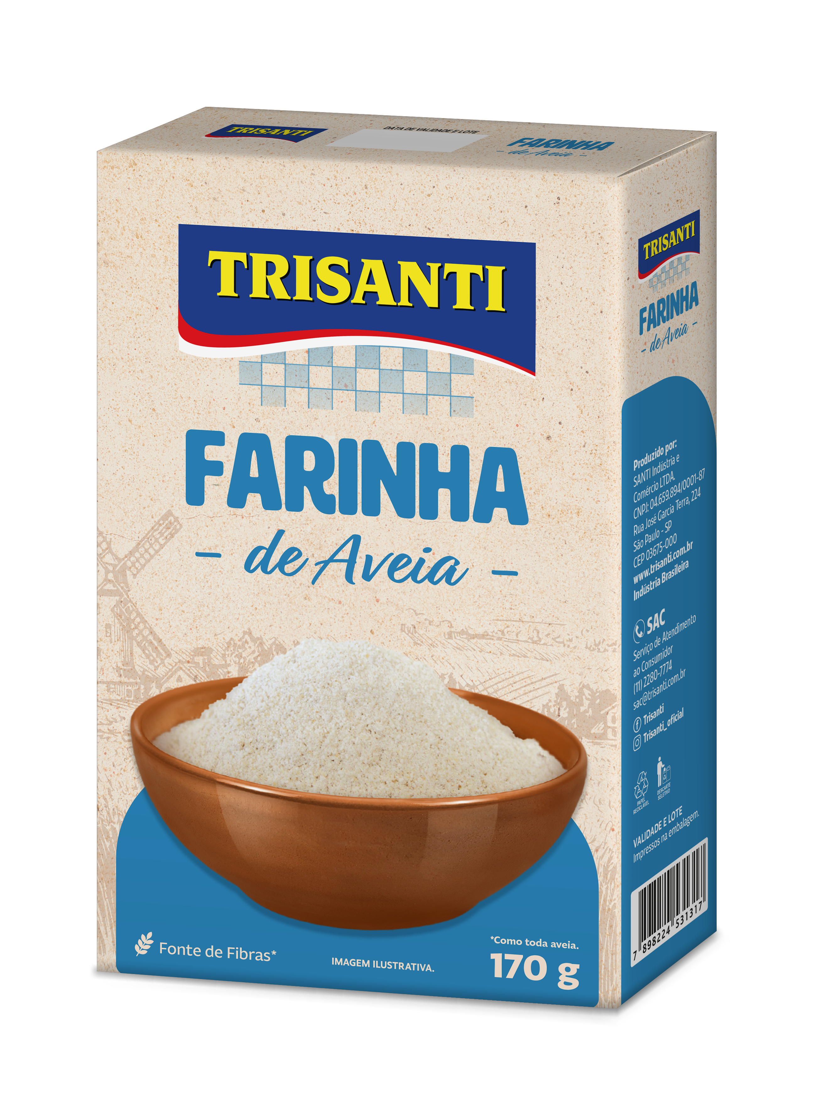 HARINA DE AVENA TRISANTI 170G