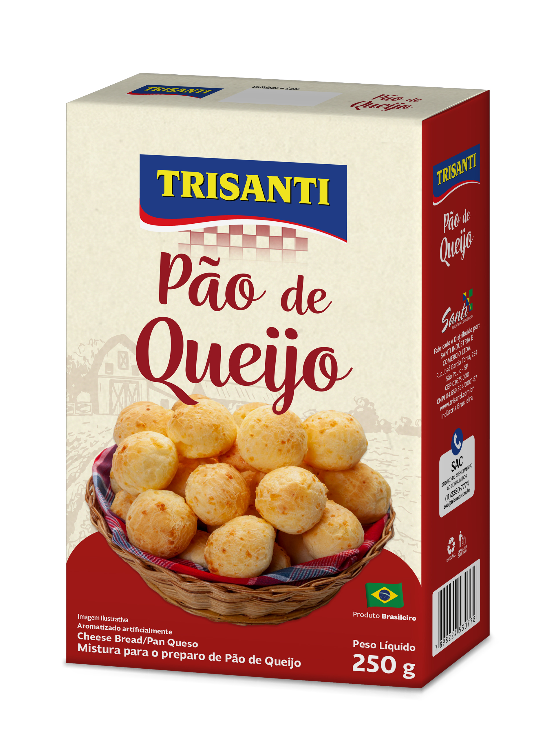 Mistura para Pão de Queijo Trisanti 250g