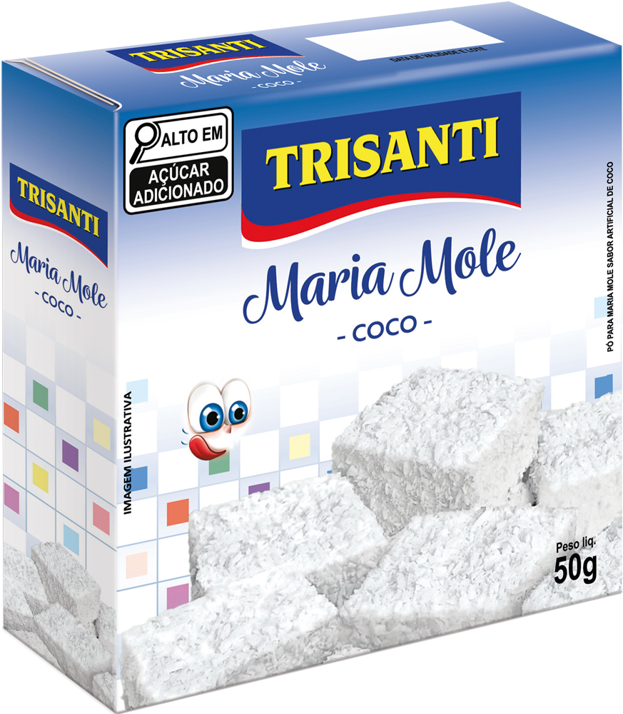 Maria Mole Sabor Coco Trisanti 50g