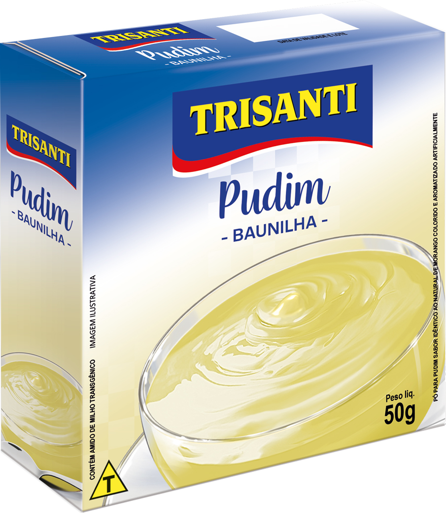 Pudim Sabor Baunilha Trisanti 50g