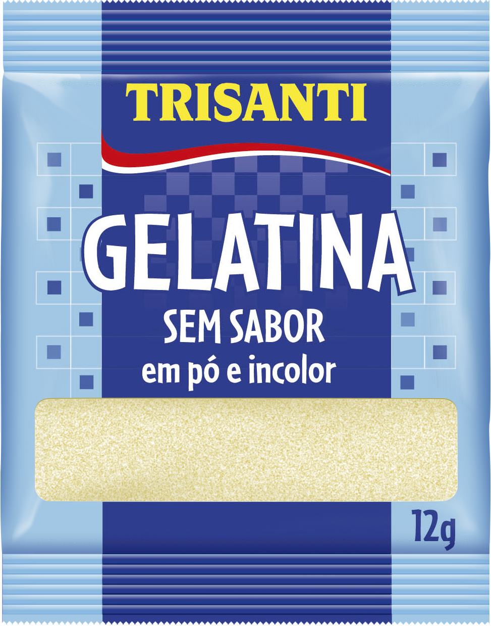 GELATINA INCOLORA (SIN SABOR) TRISANTI 12G