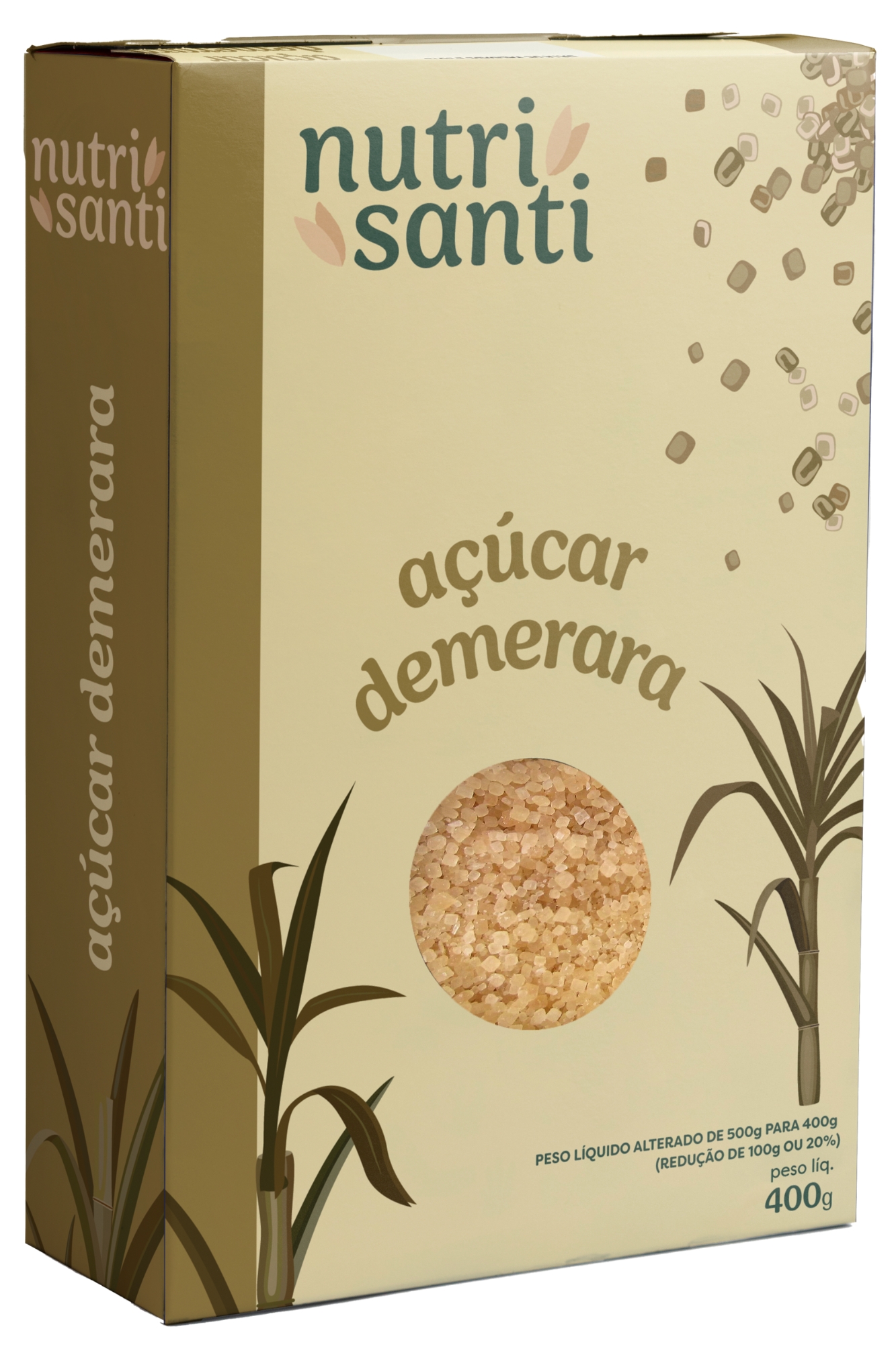 Açúcar Demerara Trisanti 400g