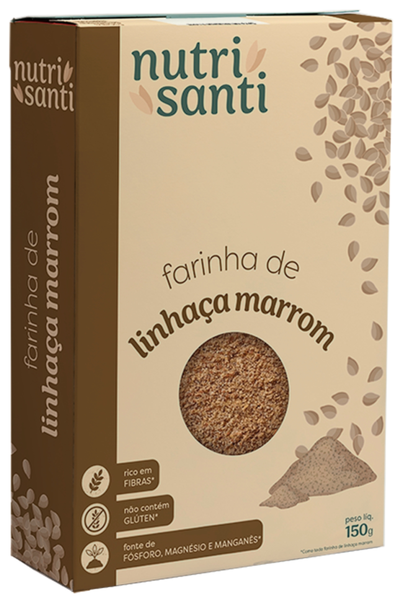 HARINA DE LINAZA MARRÓN TRISANTI 150G