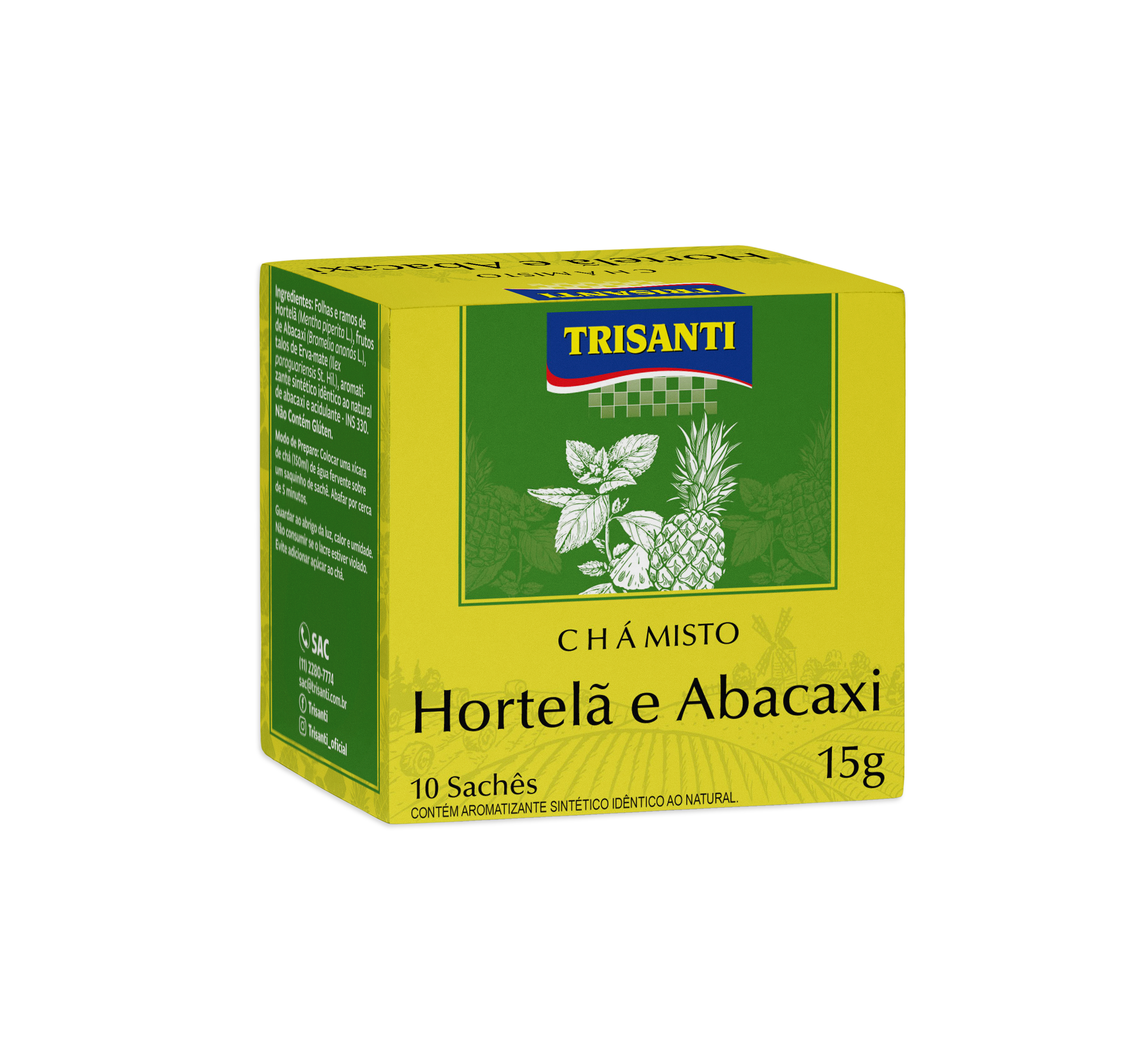 Pineapple and Mint Blend Tea Trisanti 15g
