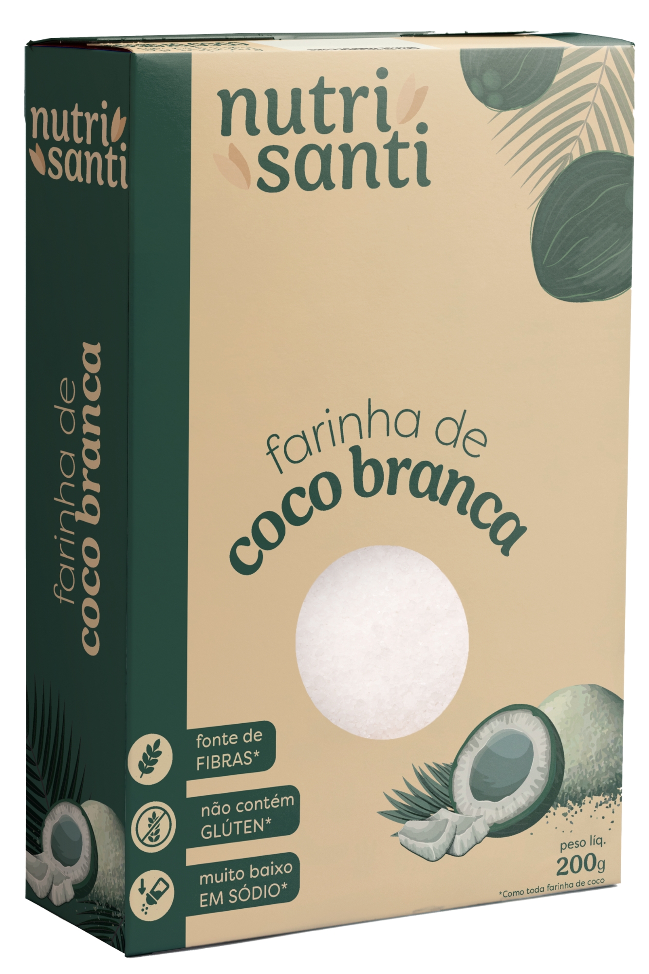 Farinha de Coco Branco Trisanti 200g