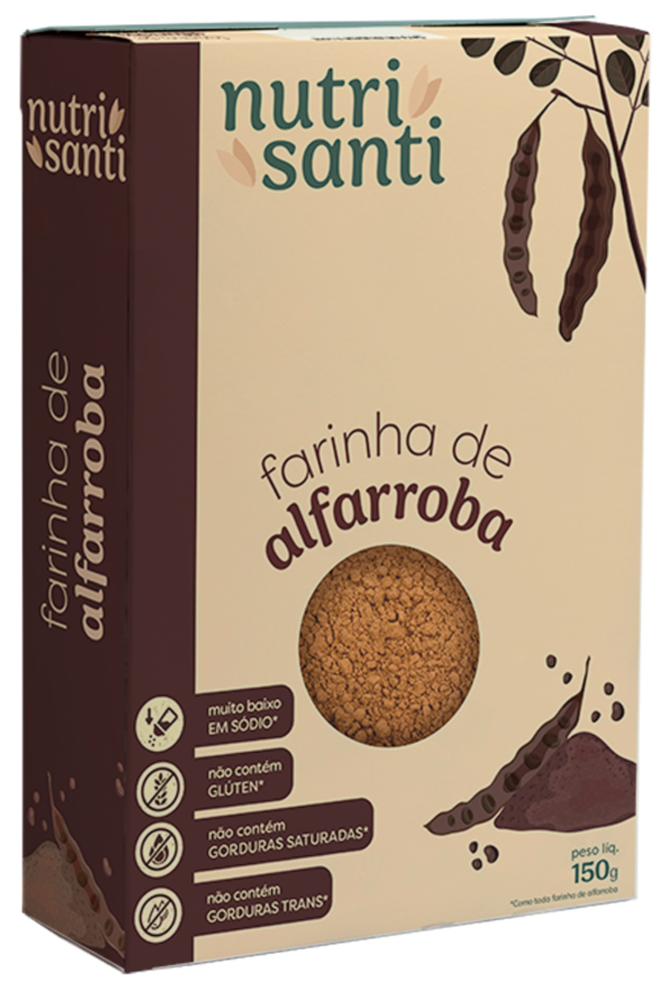 HARINA DE ALGARROBA TRISANTI 150G