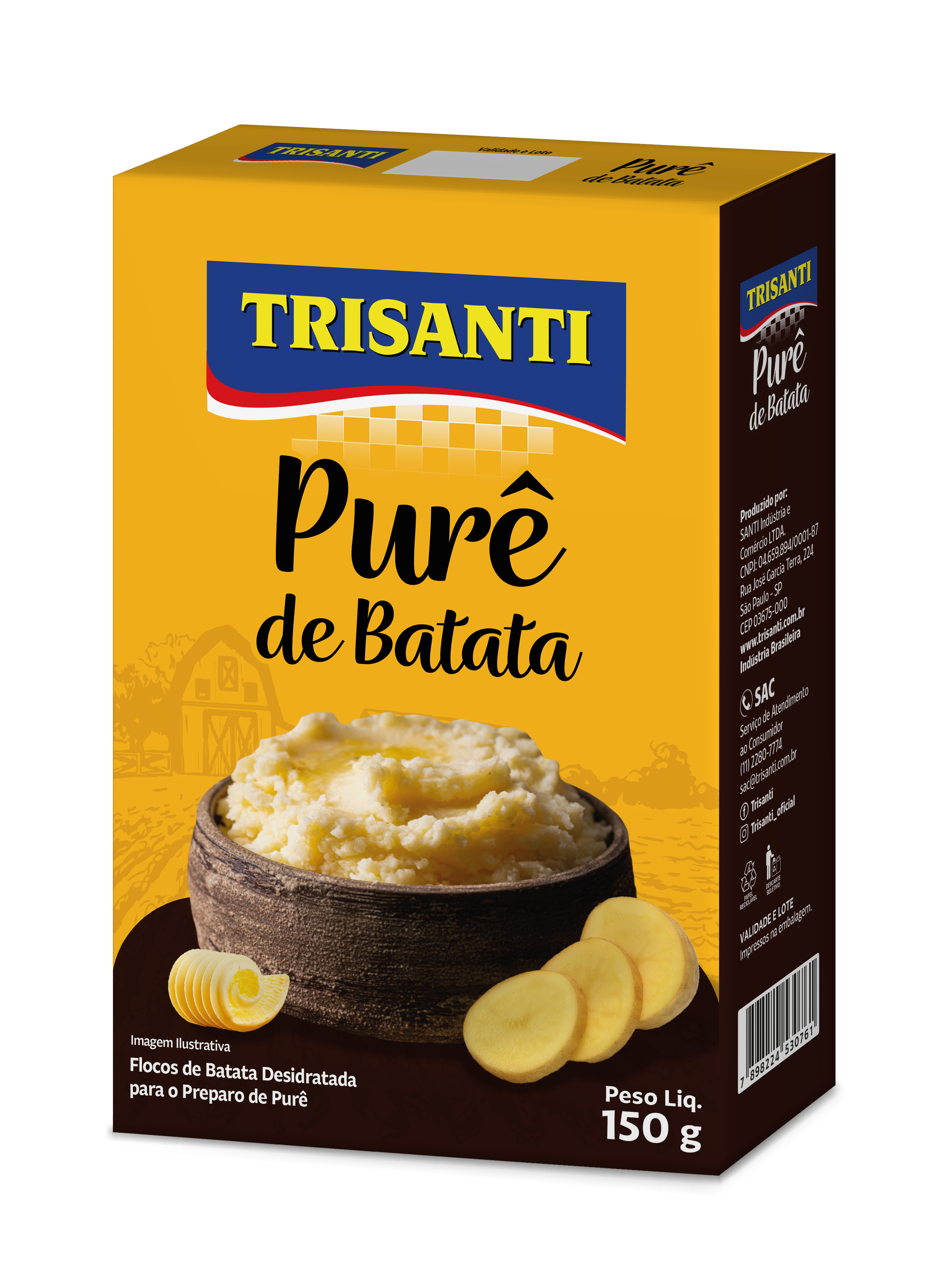 Purê de Batata Trisanti 150g