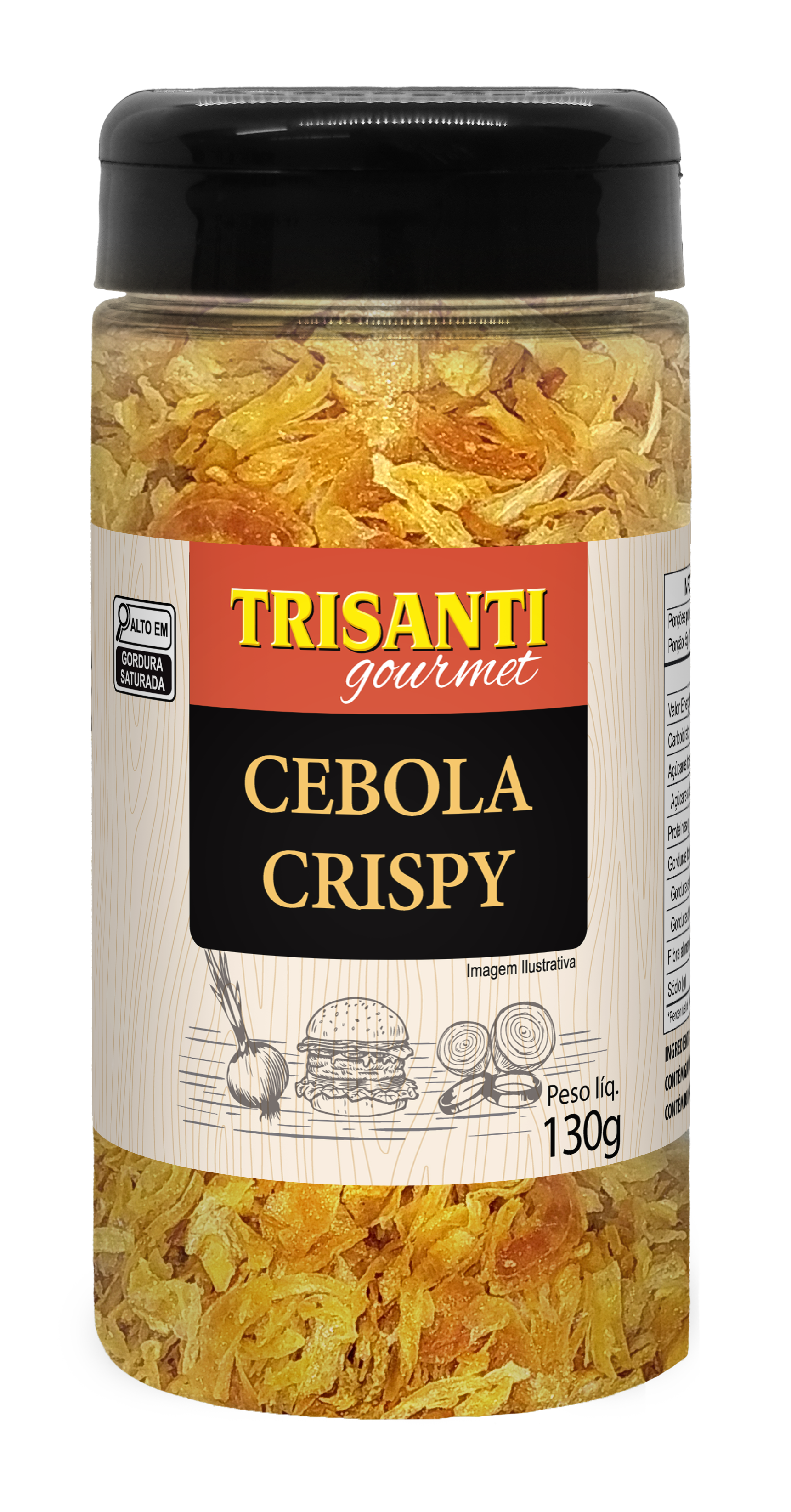 Cebola Crispy Trisanti 130g