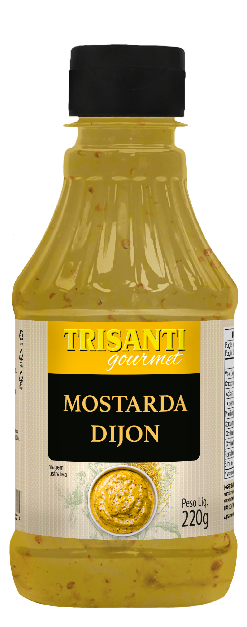 Mostarda Dijon Trisanti 220g