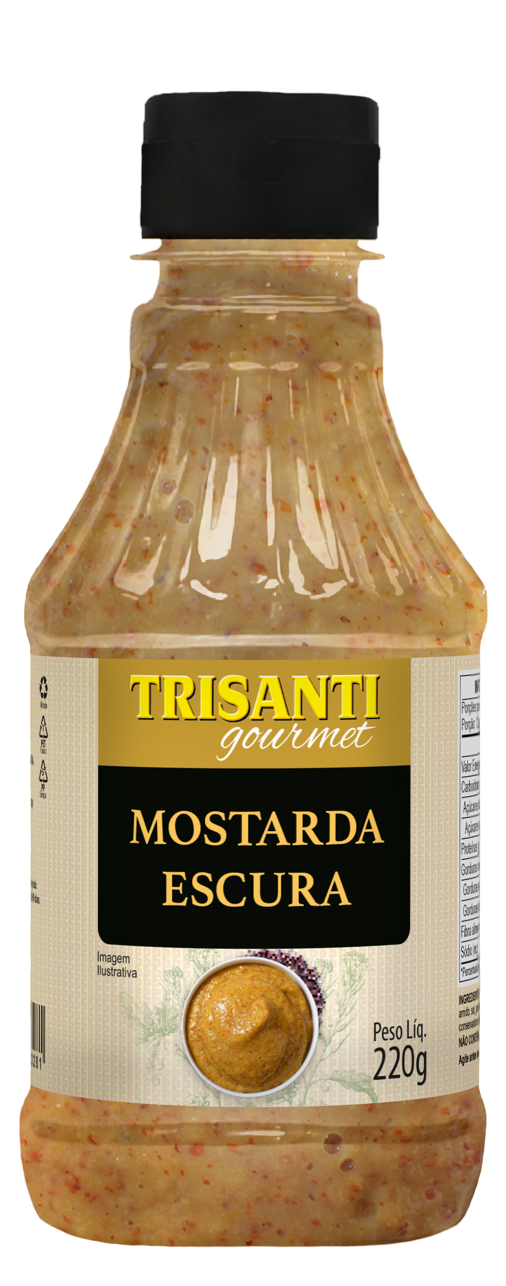 Mostarda Escura Trisanti 220g