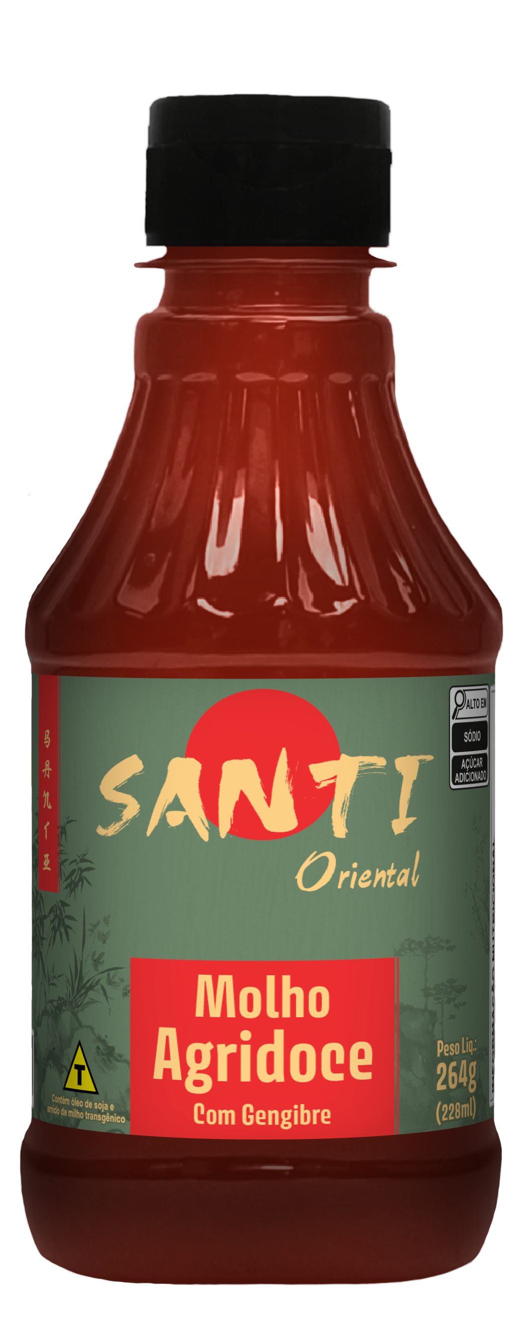 SALSA AGRIDULCE CON JENGIBRE TRISANTI 264G