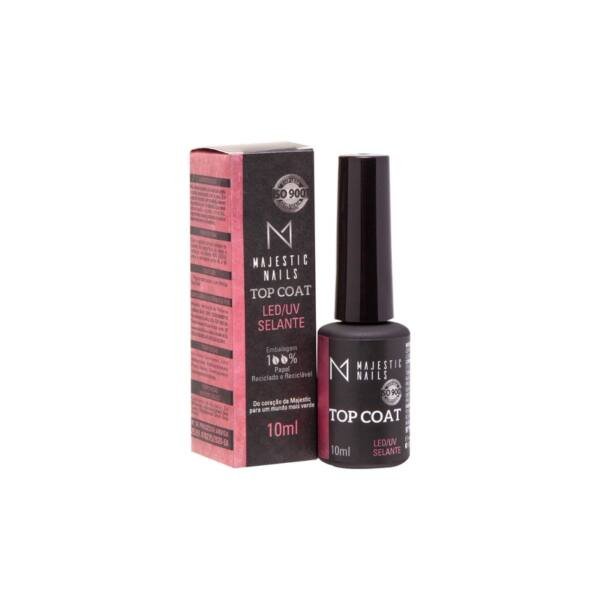 Finalizador Top Coat 10ml - Majestic Nails Unhas Brilhantes